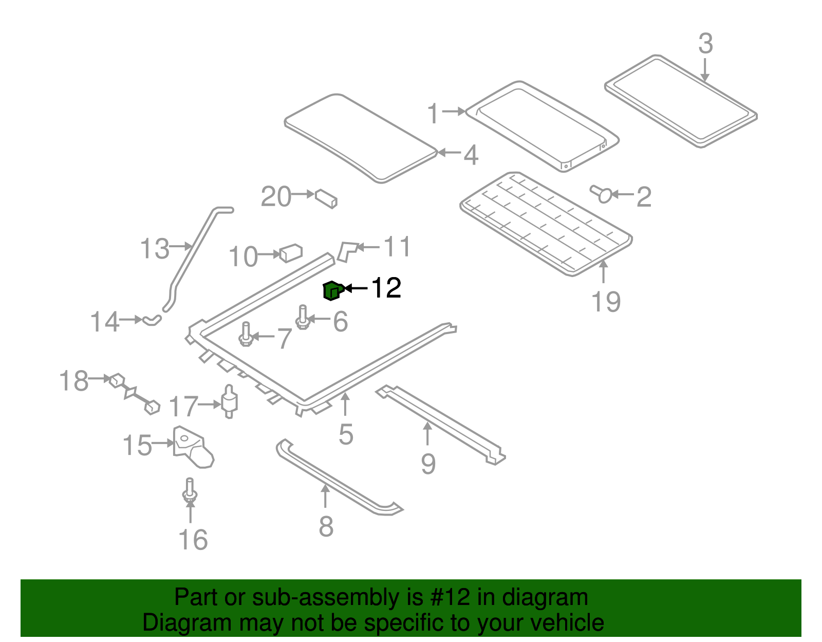 Guide Stop - Ford (YL8Z-7851570-AA)