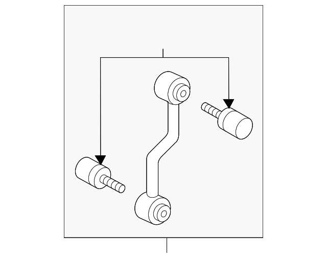 20172022 Ford OEM Stabilizer Link F81Z5K484AA OEM Ford Parts