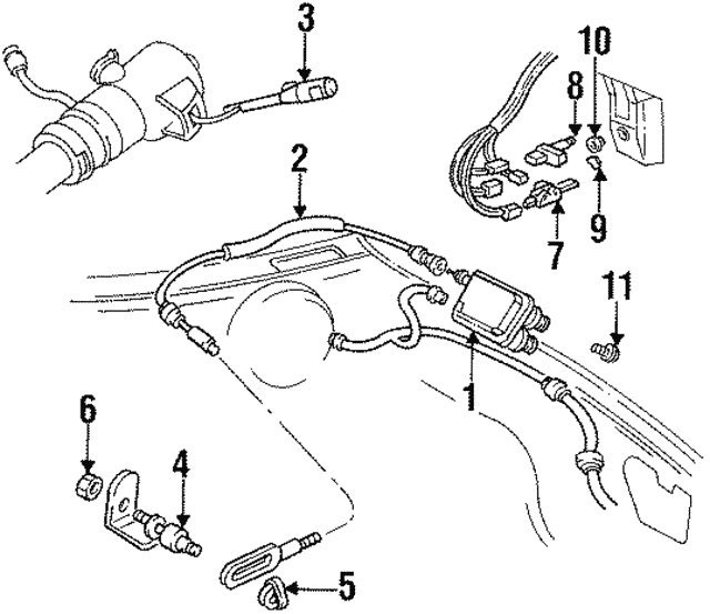 ACDelco 19330547 GM – Interruttore Freno Motore Frizione Originale GM