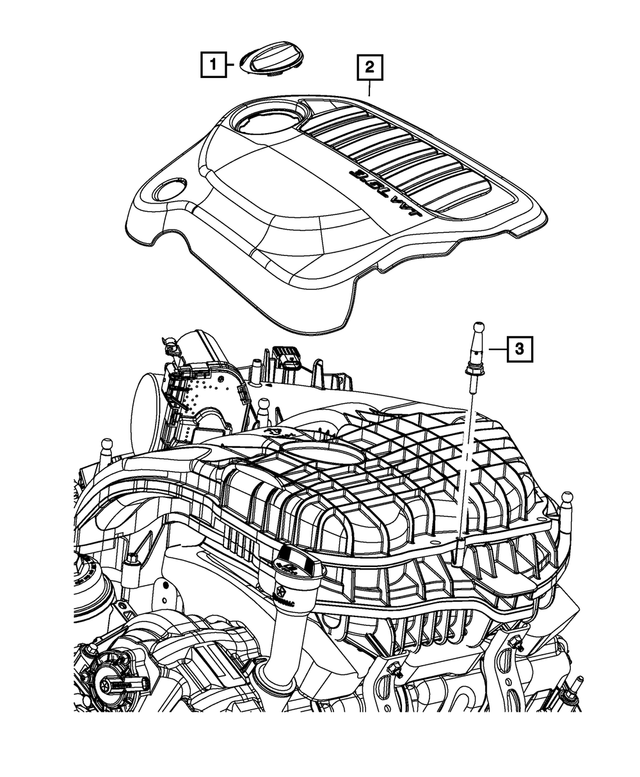 dodge journey engine cover