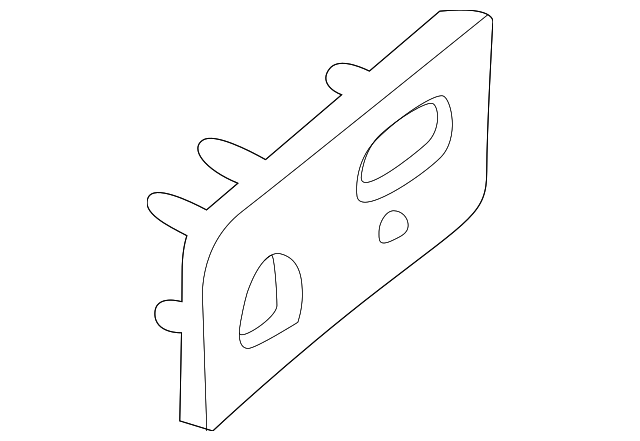 Very Dark Pewter Front Seat Adjuster Switch Bezel - GM (88941672)