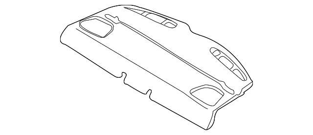 51468208251 - 1997-2003 BMW Package Tray (51-46-8-208-251) | BMW 