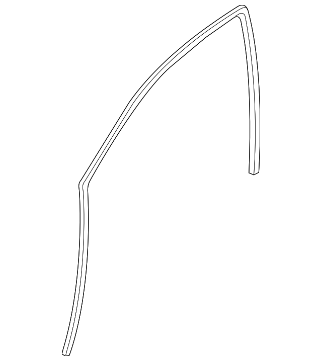 Front Driver Side Door Window Frame Sealing Strip - GM (95980733)