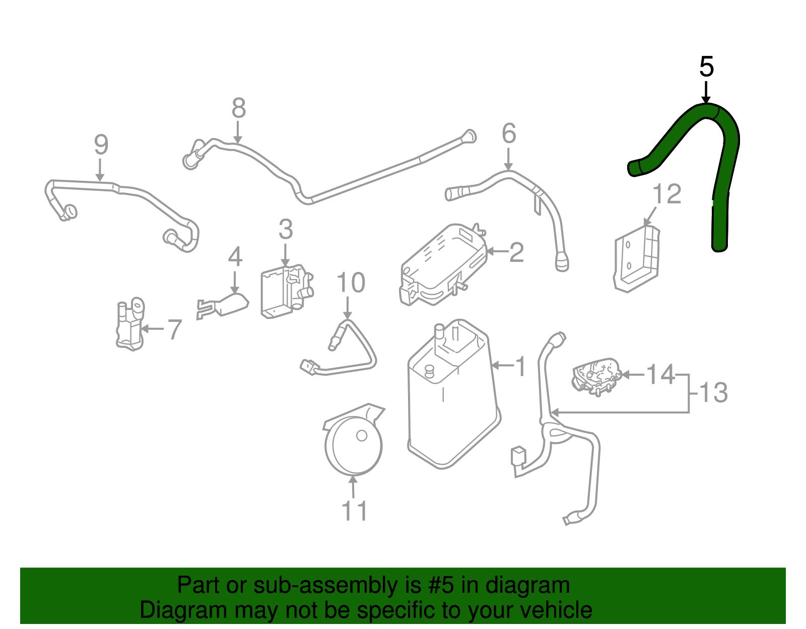 Multi-Purpose Bulk Hose - GM (9438383)
