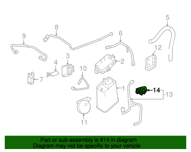 20062015 GM Engine Intake Manifold Tuning Vacuum Control Solenoid