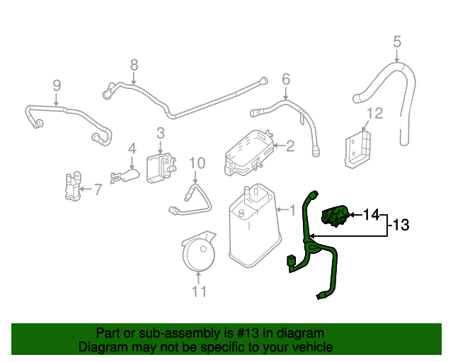 25794609 Engine Intake Manifold Tuning Valve Actuator Solenoid 2006