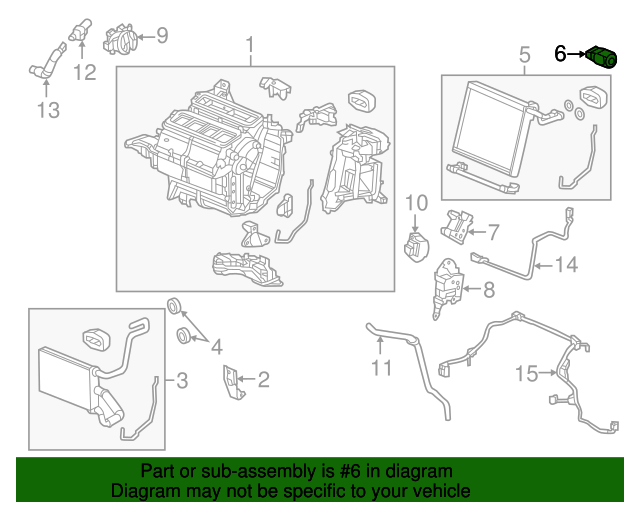 20132018 Acura RDX Expansion Valve 80221TX4A41 XportAuto