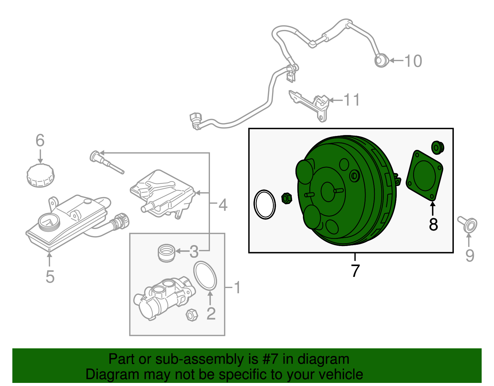 Power Booster - Ford (GJ7Z-2005-C)