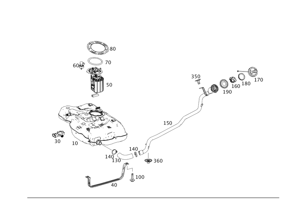 Feed Unit 246-470-16-94-64 | MB OEM Parts
