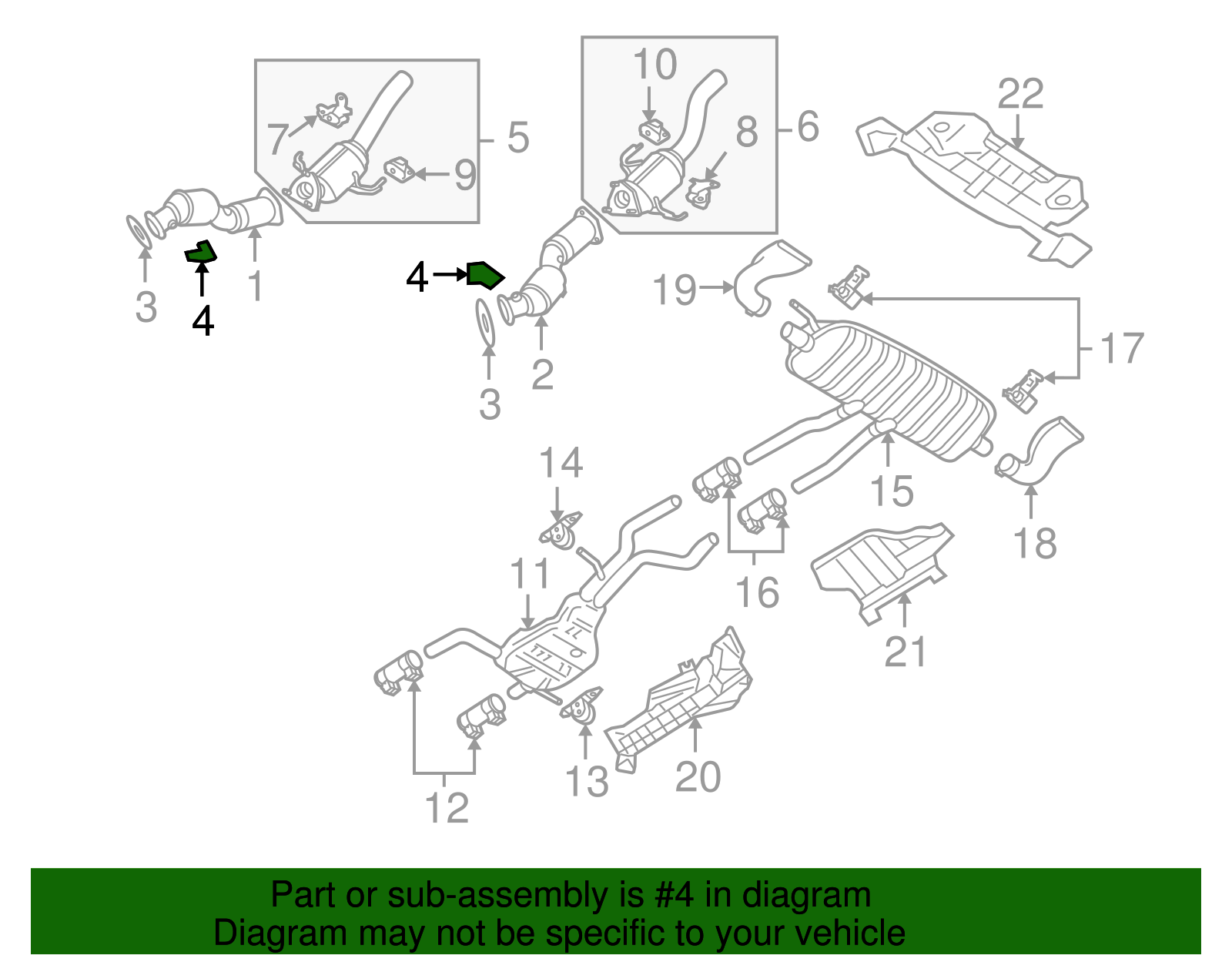 Exhaust Pipe Support - Volkswagen (7L8-253-047)