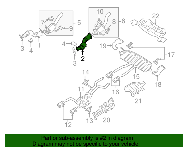 Catalytic Converter 7L6-254-300-JX