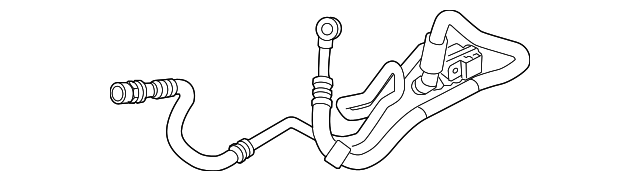32416790809 - 2008-2019 BMW Power Steering Return Hose (32-41-6 