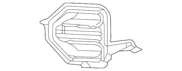 Front Passenger Side Fog Lamp Opening Cover - GM (84461473)