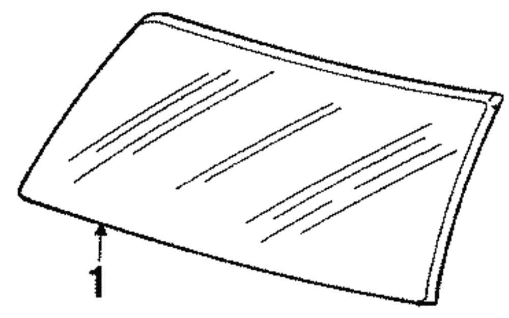 Back Glass - GM (20321448)