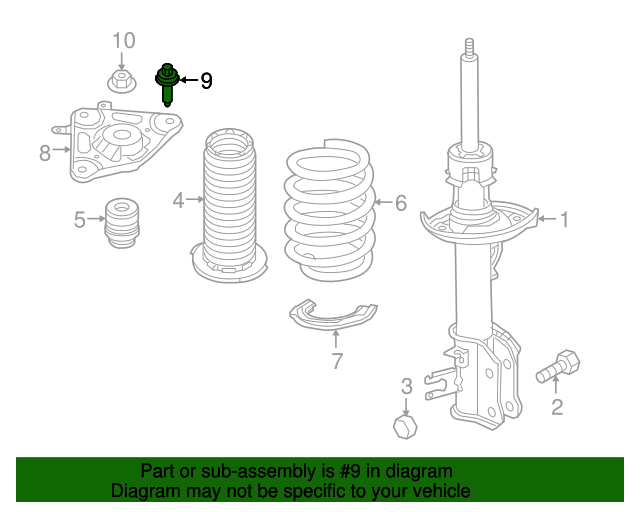 20152020 Jeep Shock Mount Bolt 6511501AA