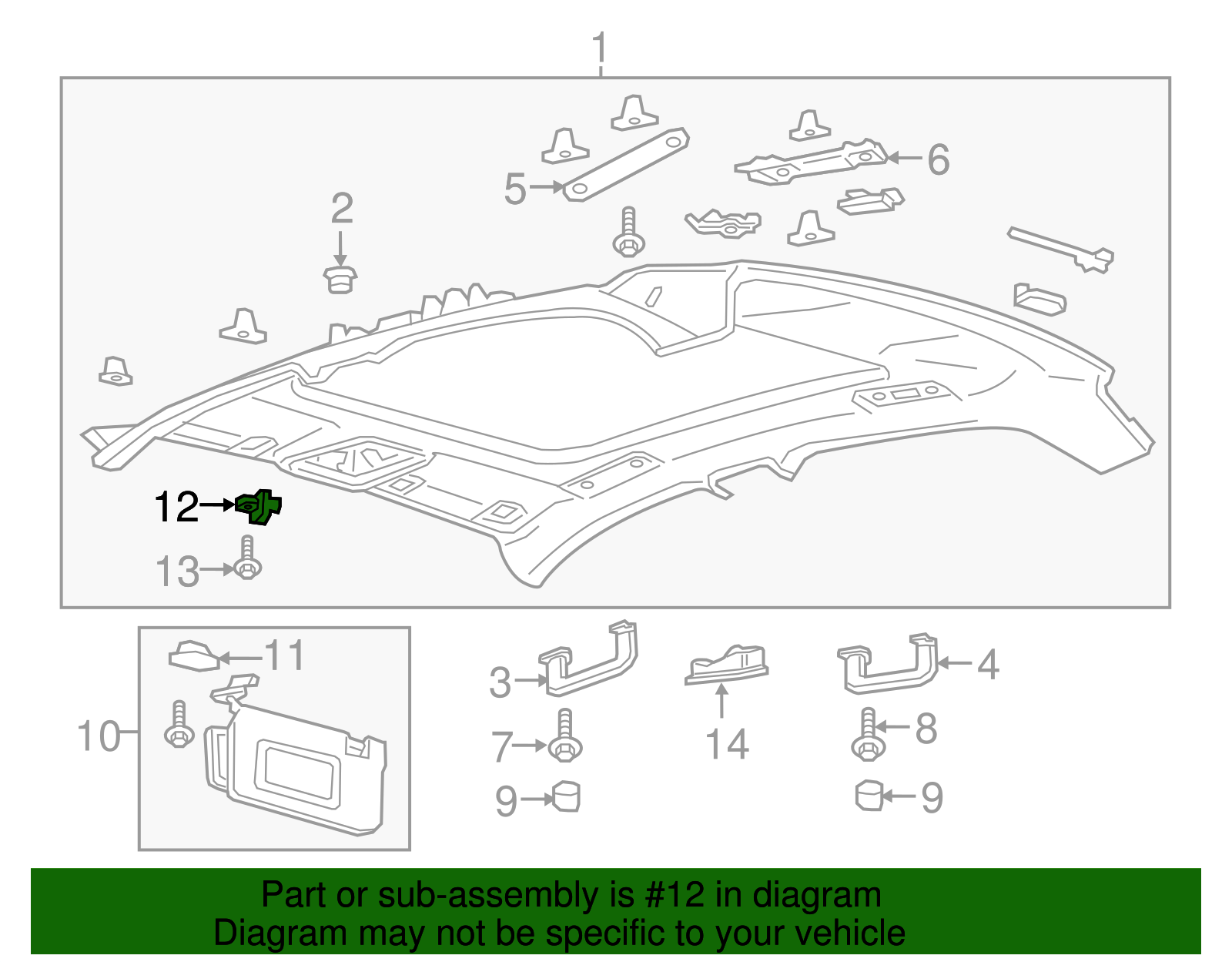 Retainer - Ford (GD9Z-5404132-AC)
