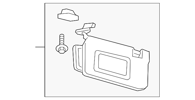 Sun-Visor - Ford (GD9Z-5404105-DA)