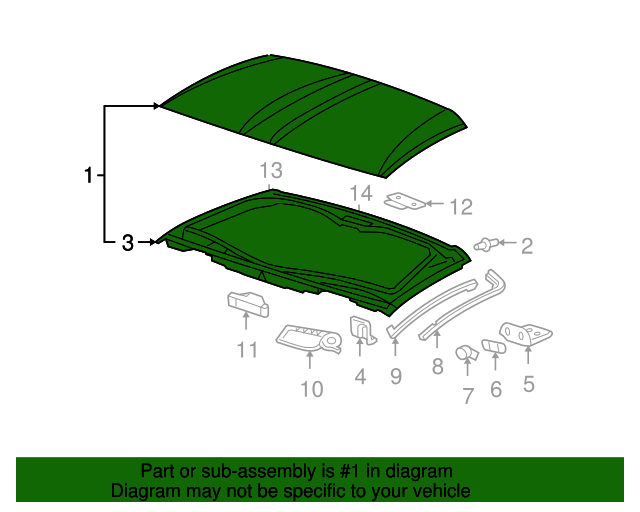 20052013 Chevrolet Corvette Removable Roof Panel in Transparent Blue