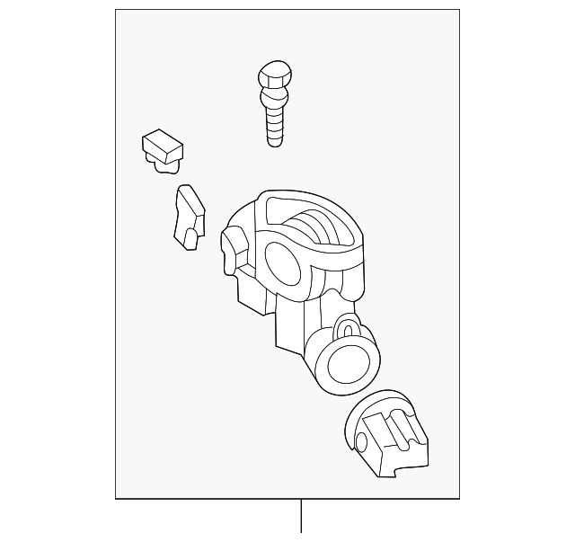 20042006 Mazda MPV Ignition Lock Cylinder LEY37629X