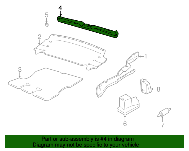 Tail Panel 1E0-863-485-A-8BM