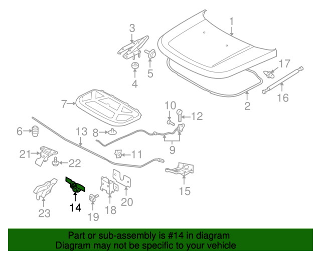 Genuine OEM Control Cable Retainer Part LR012868 Fits 20102016 Land