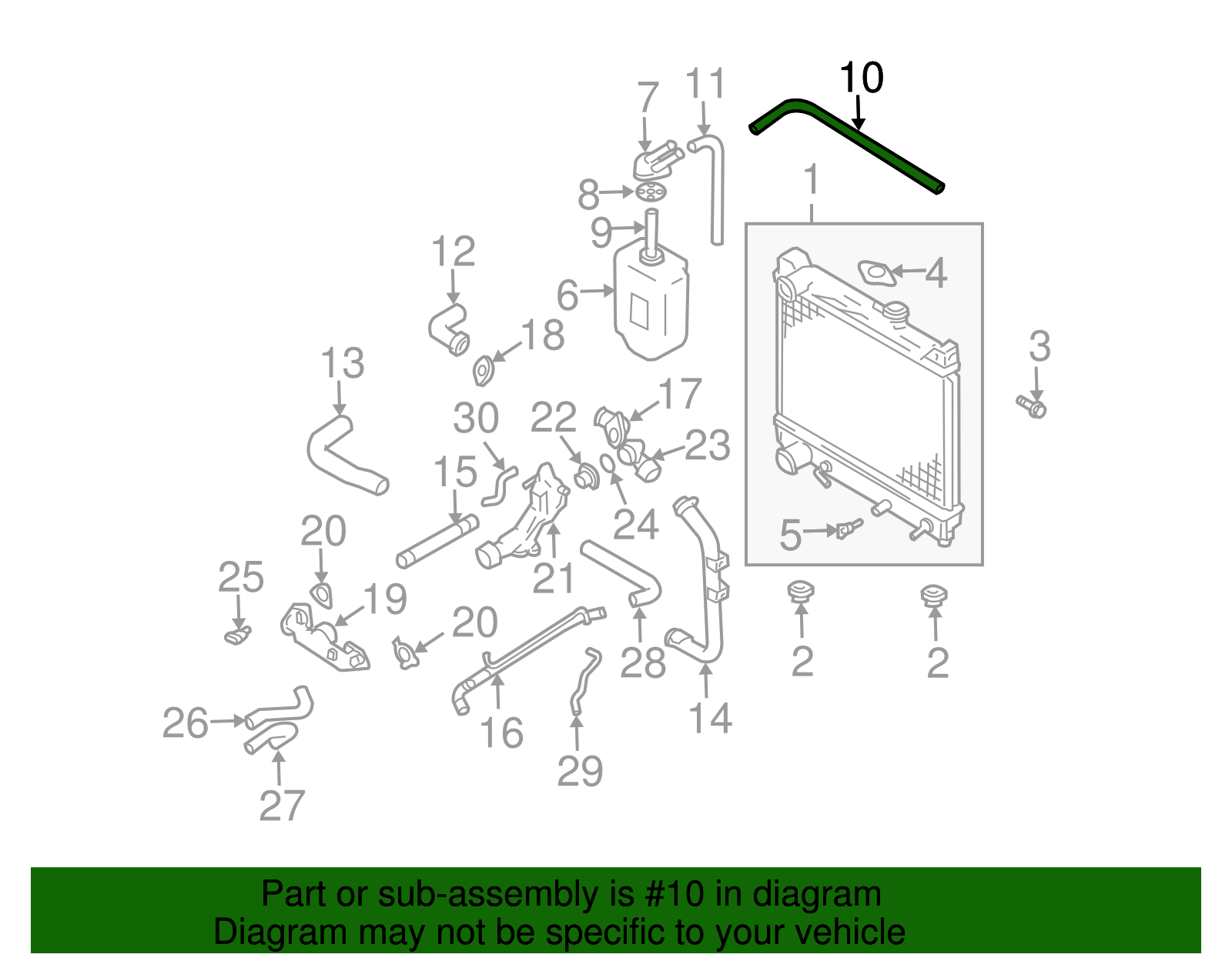 Hose, 1/4" ID X 25' Roll Windshield Washer - GM (12300185)