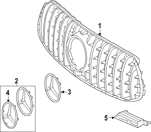 Grille & Components for 2024 Mercedes-Benz GLE 63 AMG® S | Suburban