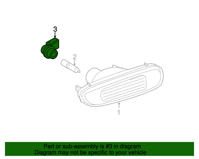 20072015 Mini Cooper Back Up Light Socket 63247249647 Shop OEM