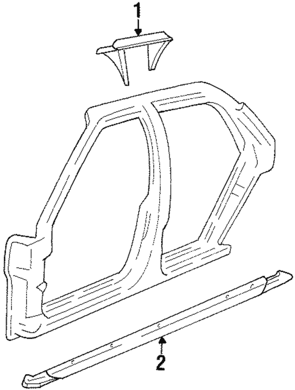 Molding Kit, Rkr Panel - GM (88891292)