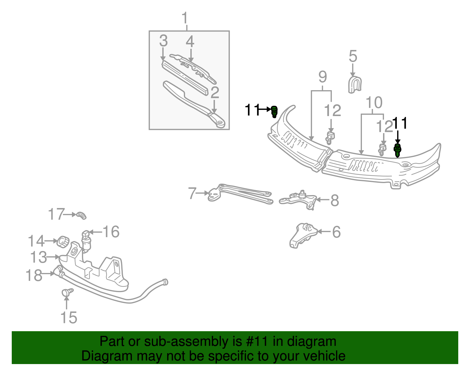 Multi-Purpose Retainer (Push In) - GM (10207146)