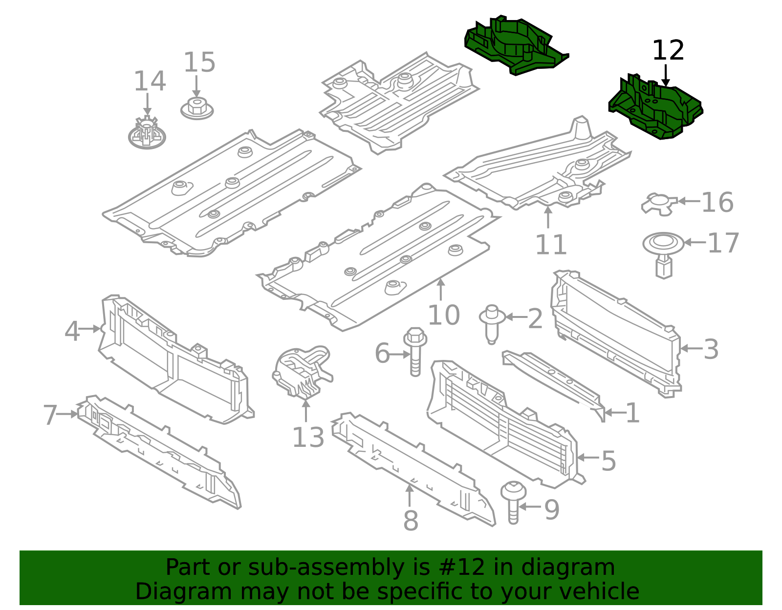 32221530 - Under Cover 2023-2025 Volvo XC40 | AutoNation Parts