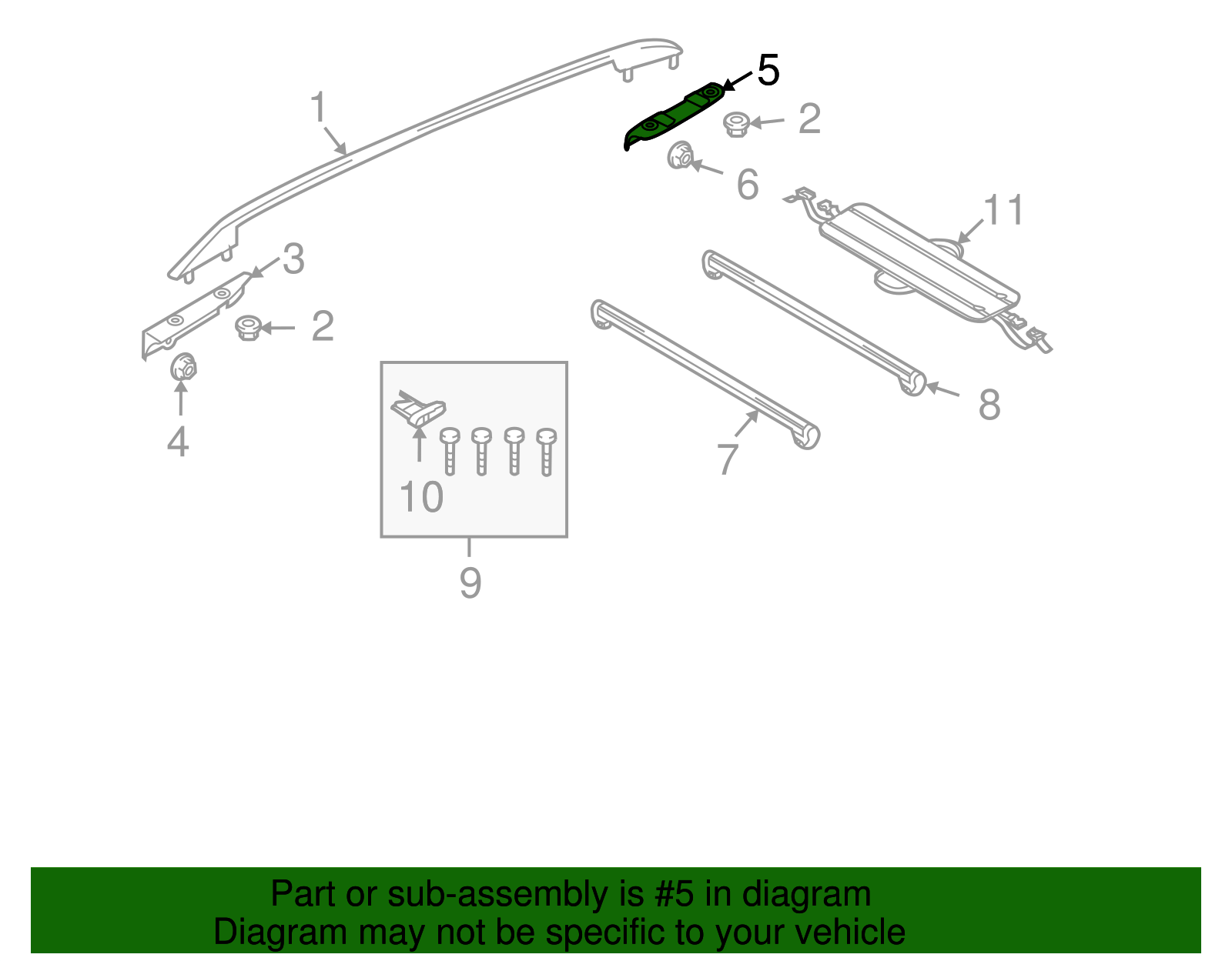 Rear Bracket 5N0-860-202-C