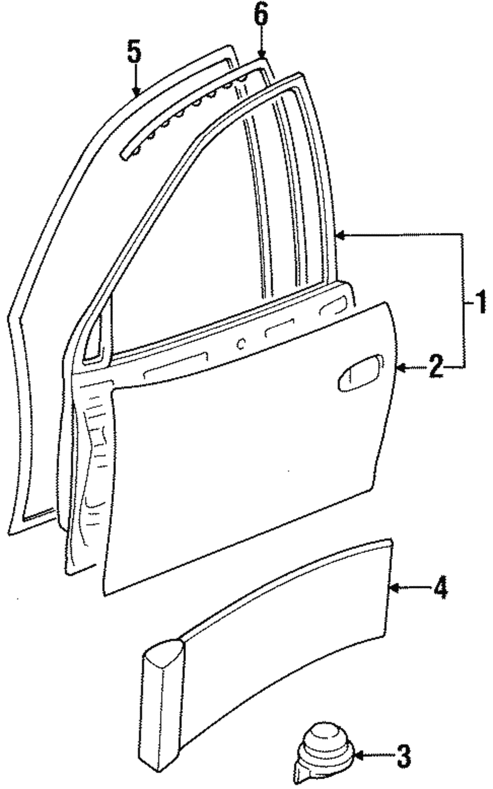 Absorber, Front S/D Otr Panel Engy - GM (90381844)