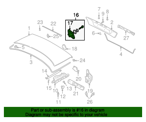Genuine BMW 51-24-8-185-426 | Lock Cylinder | FREE Shipping on Most ...
