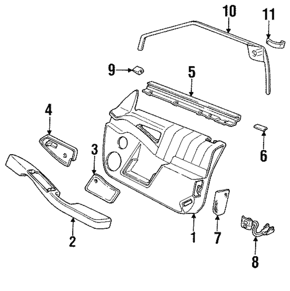Bezel Assembly-O/S Rear View Mirror     R/Con     *Graphite - GM (20644925)