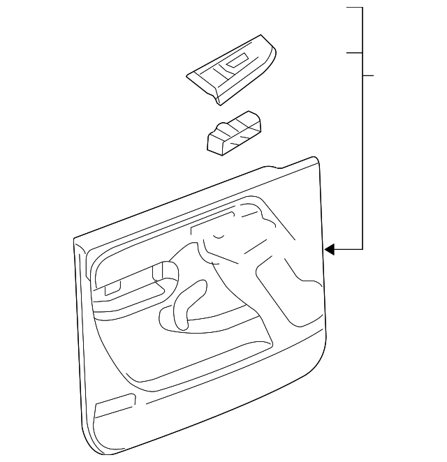 15290172 Door Interior Trim Panel 20062007 GM GMPartsNow