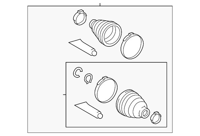 Boot Kit - Toyota (04429-0E023)