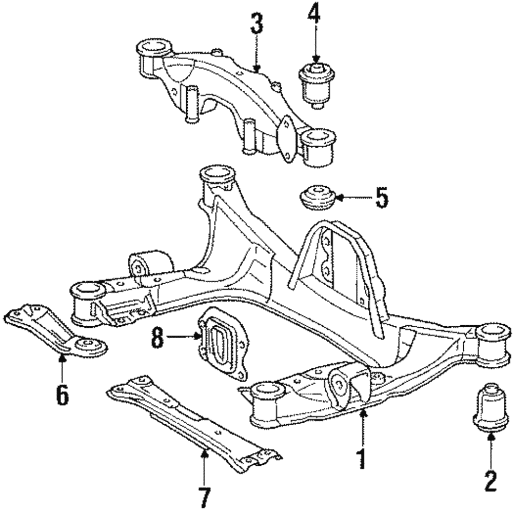 Axle Support Bracket - Toyota (52278-20020)