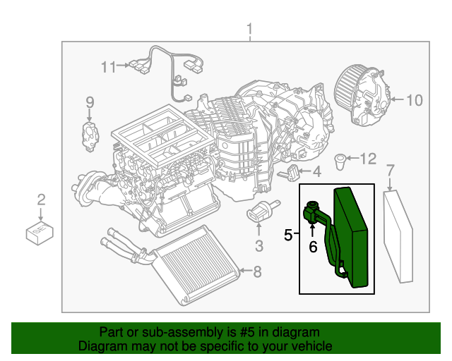 20112018 Porsche Cayenne Evaporator Core 95857210101 Sunset