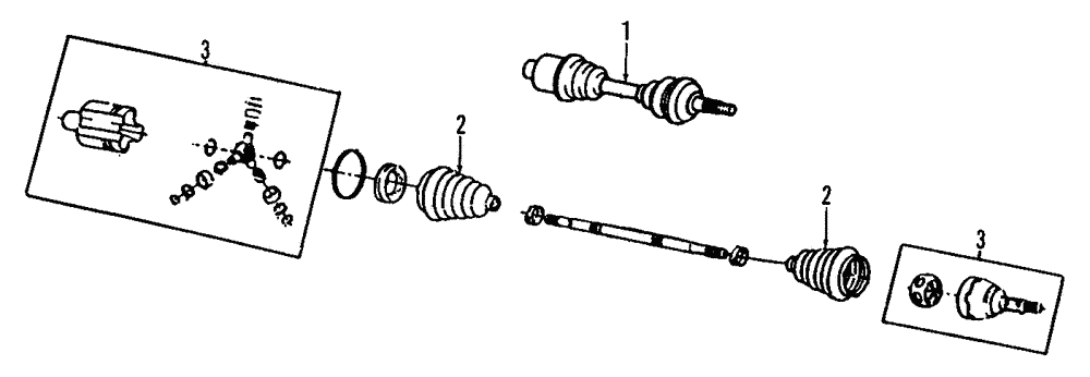 Shaft Kit, Front Whl Drv - Cadillac (89060344)