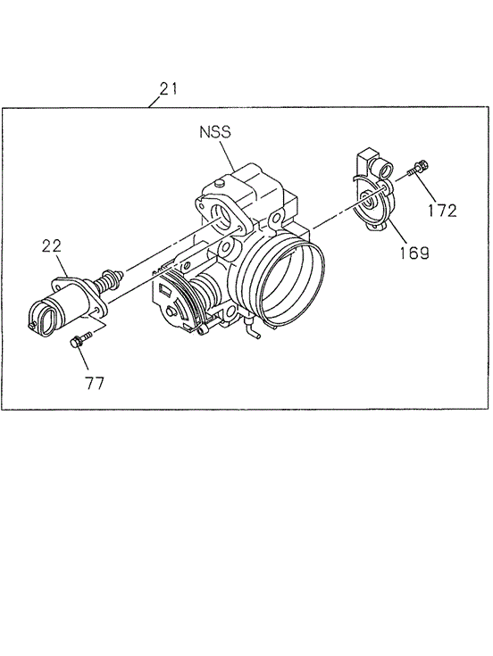 1996-1997 Acura SLX Body Assembly, Throttle 8-97104-318-1 | OEM 