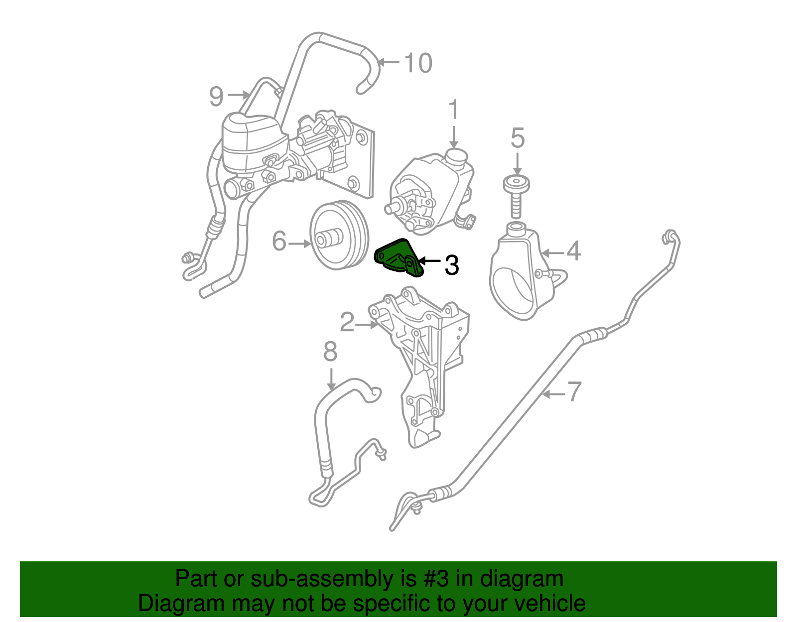 Rear Bracket - GM (97209550)