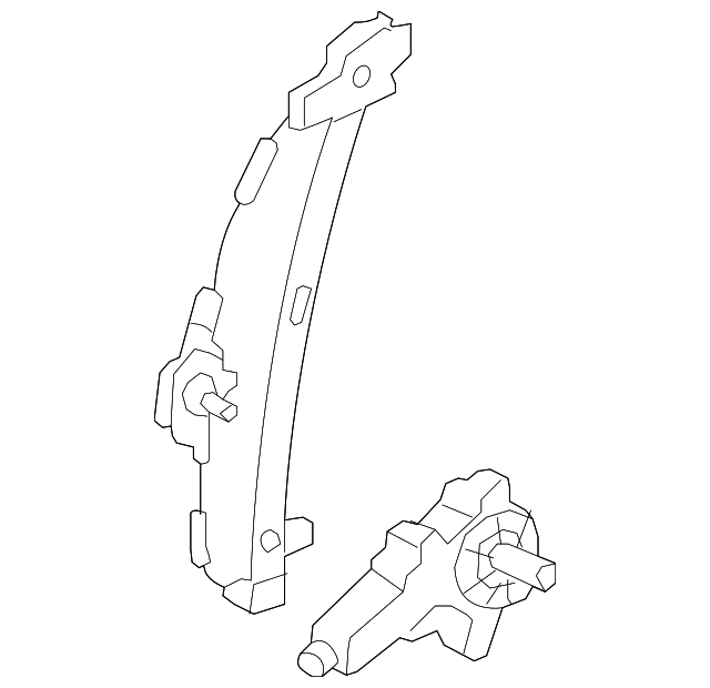 834021G010 Window Regulator 20062011 Hyundai Accent World OEM