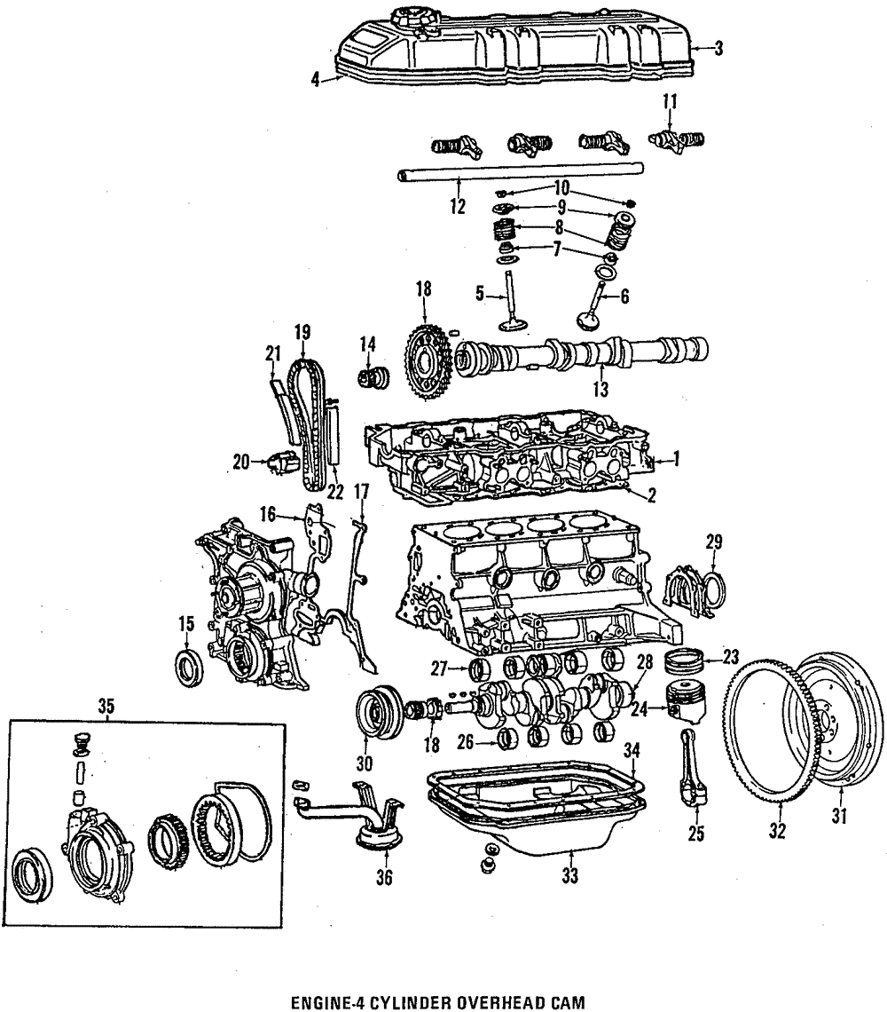 Polea Cigueu00f1al Toyota Hilux 22R 05810, 13470-35020, 1347035020