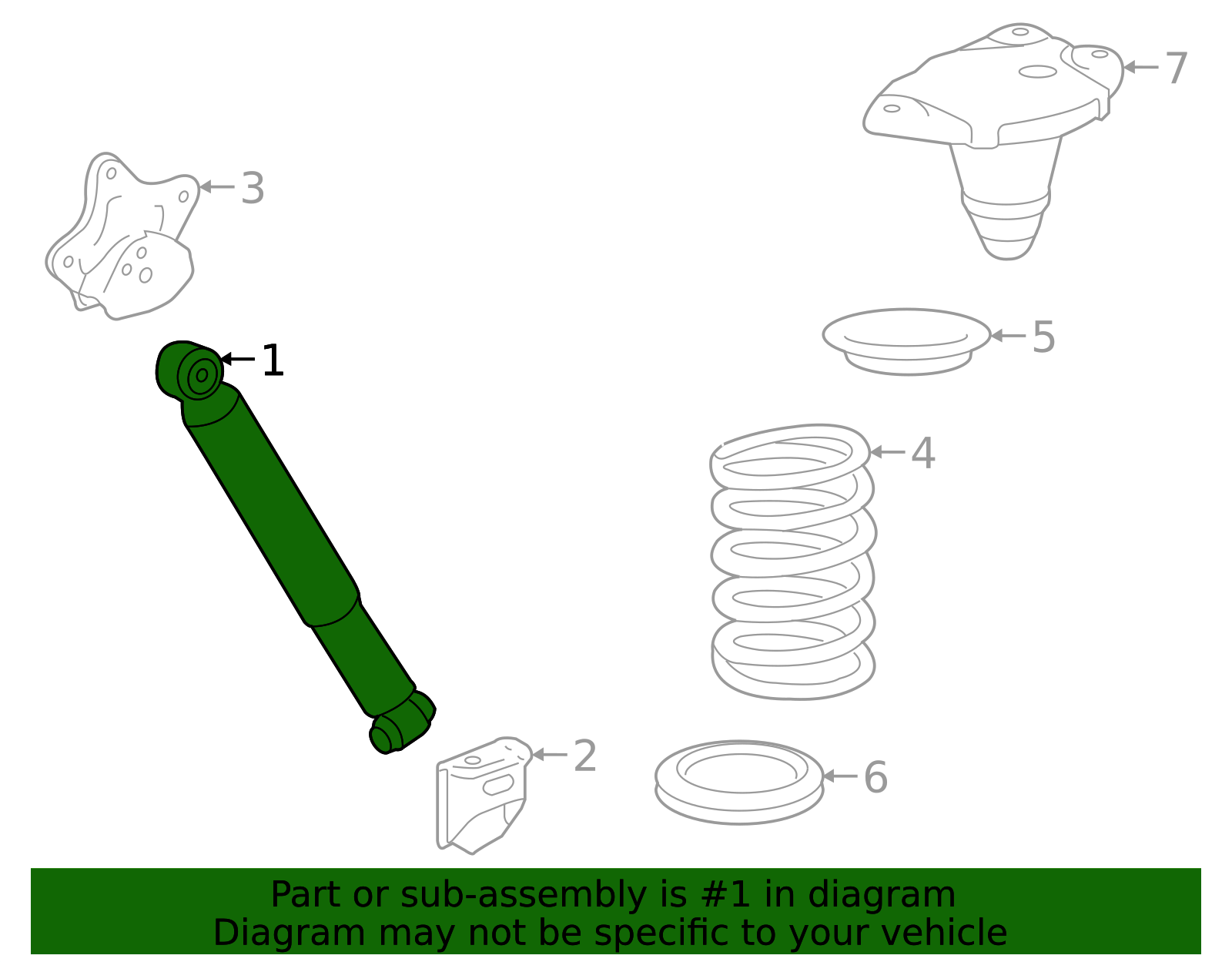 Absorber Shock Rear - Toyota (48531-08190)