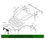 Genuine Kia Hood Lock Latch For 2016-2020 Kia Optima – OEM 81130D5010 / 81130-D4010 – Steel