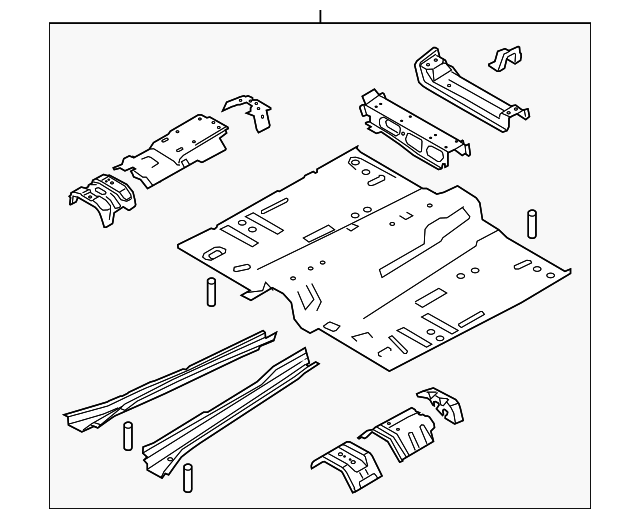 Front Floor Pan - Ford (GJ7Z-7811135-A)