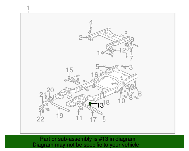 19992007 GM Front Lower Suspension Control Arm Bumper 15153959