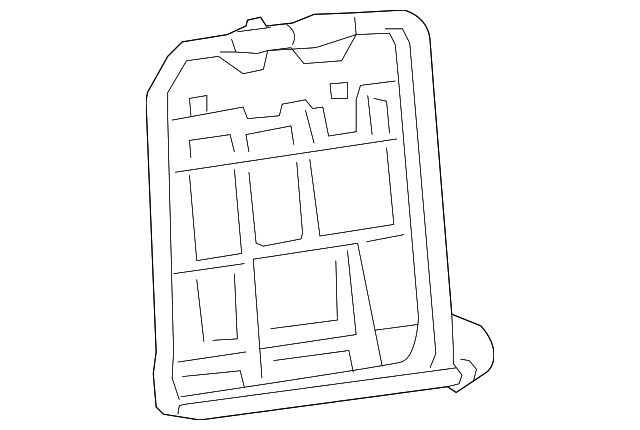 Seat Back Frame - GM (89039576)