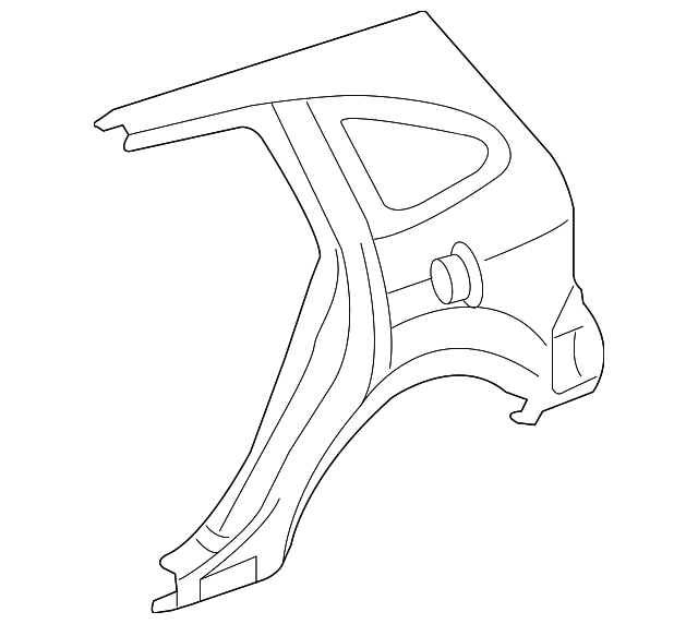 20072011 Honda CRV Quarter Panel 04636SYEA90ZZ XportAuto